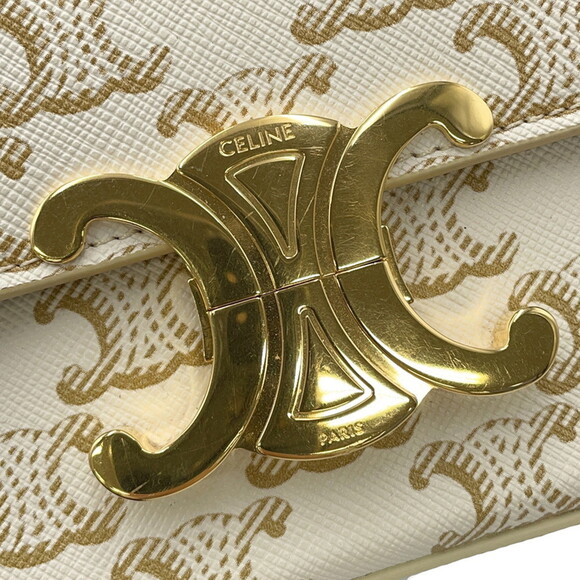 CELINE White Shoulder Bag - Picture 10 of 16